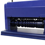 Automatische Abisolierzange in Blau mit robustem Gehäuse, präzisen Klingen und einem stabilen Standfuß für effektives Abisolieren von Kabeln