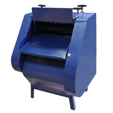Automatische Abisolierzange in leuchtendem Blau mit robustem Gehäuse, breiter Öffnung und ergonomischen Griffen für einfache Handhabung und präzises Arbeiten