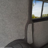 Grau melierte Auto-Verkleidung für VW T4 Wohnwagen, weiche Textur, passt perfekt in den Innenraum, ideal für eine stilvolle Ausstattung
