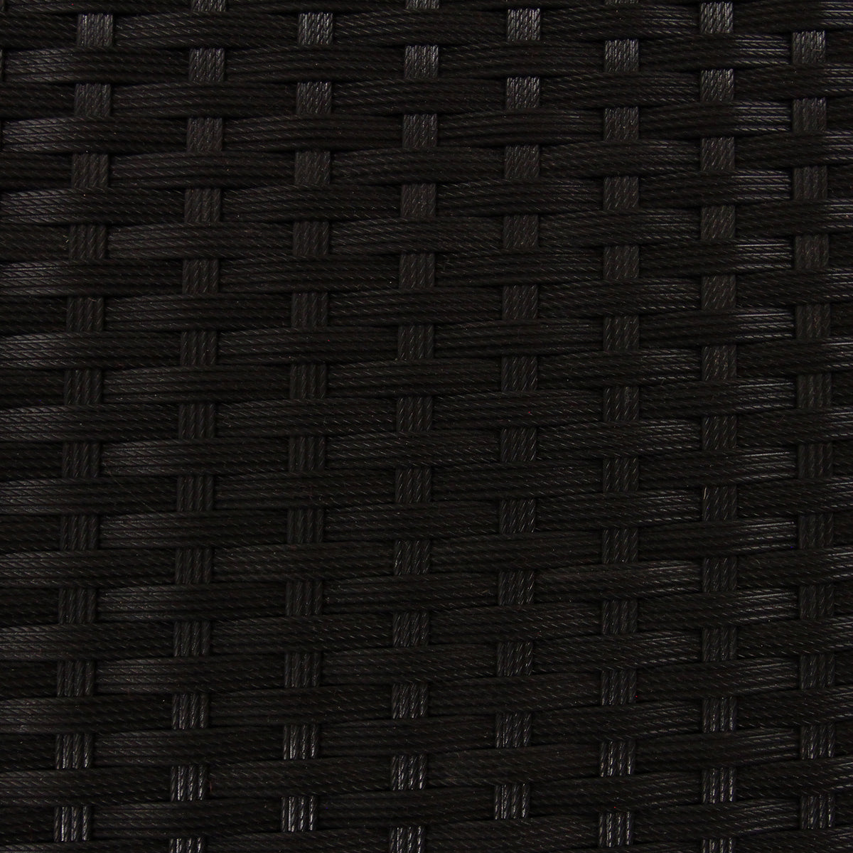 Jardí Rattan Bistro Set Schwarz