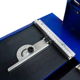 Fliesenschneider mit Tisch in Blau, 720mm, 800W, mit präziser Metallführung und rutschfester Oberfläche für exakte Schnitte und Stabilität