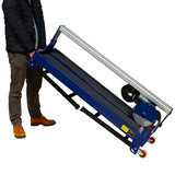 Robuster Fliesenschneider mit Tisch in Blau, 920mm Schnittlänge, tragbar, mit stabilen Rollen und einem präzisen Schneidmechanismus für Fliesenarbeiten