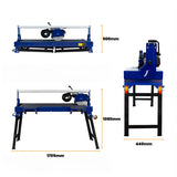 Robuster Fliesenschneider mit Tisch, 1200mm, 1400W, in Blau, mit präziser Schnittführung und stabiler Bauweise für effizientes Fliesenlegen
