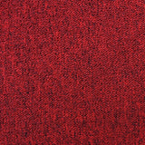 Teppichfliesen in Sand- und Fieberrot, 50 x 50 cm, mit strukturierter, weicher Oberfläche, ideal für kreative Bodenlösungen in Wohn- und Geschäftsräumen