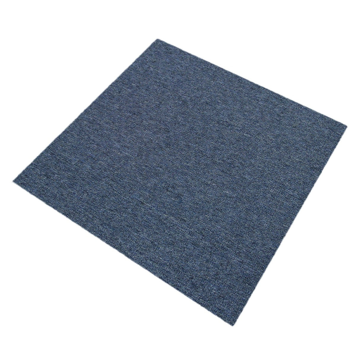 Teppichfliese in Sturmblau mit feiner Textur, quadratisch, 50 x 50 cm, ideal für stilvolle und moderne Raumgestaltungen, 10m² Gesamtfläche
