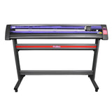 1350 mm LED Schneideplotter mit schwarzem Gehäuse, rotem Streifen, stabiler Metallbasis und digitalem Bedienfeld für präzises Schneiden