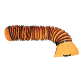 Flexibler, orangefarbener Luftkanal für MAXBLAST Industrieventilator, 300 mm Durchmesser, robustes Material, ideal für effiziente Luftzirkulation