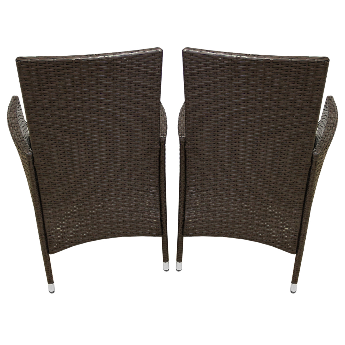 Jardí Rattan Bistro Set Braun