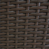 Jardí Rattan Bistro Set Braun