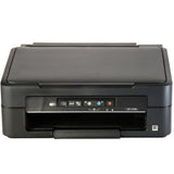 Schwarzer 5-in-1-Drucker mit Bedienfeld, LED-Anzeige und kompaktem Design, ideal für Vinylschneiden und Druckanwendungen