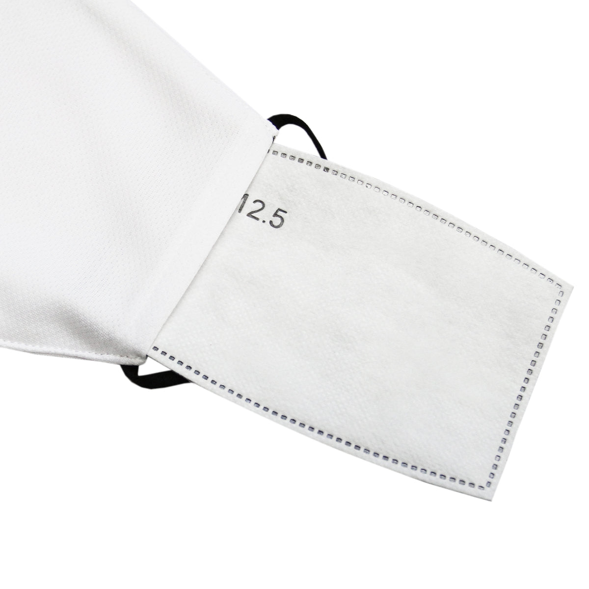 Weiße Gesichtsmasken aus atmungsaktivem Material, mit elastischen Ohrschlaufen, im 10er Pack, ideal für den täglichen Gebrauch und Schutz