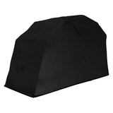 Schwarzes, wetterfestes Motorrad Garagenzelt XL mit stabiler Form und strapazierfähigem Material, ideal zum Schutz vor Witterungseinflüssen