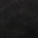 Schwarzer Autostoff mit weicher, samtiger Textur, ideal für Innenausstattungen, bietet Strapazierfähigkeit und elegantes Design