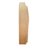 Hochwertiger, schmaler Werkzeugkasten aus hellem Holz mit mehreren Fächern, ideal für die Organisation im Ford Transit Custom
