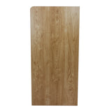 Abfallbehälter und Tablettablage aus heller Eiche mit feiner Holzmaserung, glatter Oberfläche und abgerundeten Kanten, ideal für modernes Wohndesign