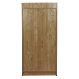 Abfallbehälter und Tablettablage aus heller Eiche mit natürlicher Holzmaserung, glatter Oberfläche und minimalistischer Form, ideal für moderne Räume