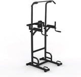 Schwarzer Body Revolution Power Tower für Schwerlasttraining mit stabilen Griffen, robustem Rahmen und rutschfesten Füßen für sicheres Training