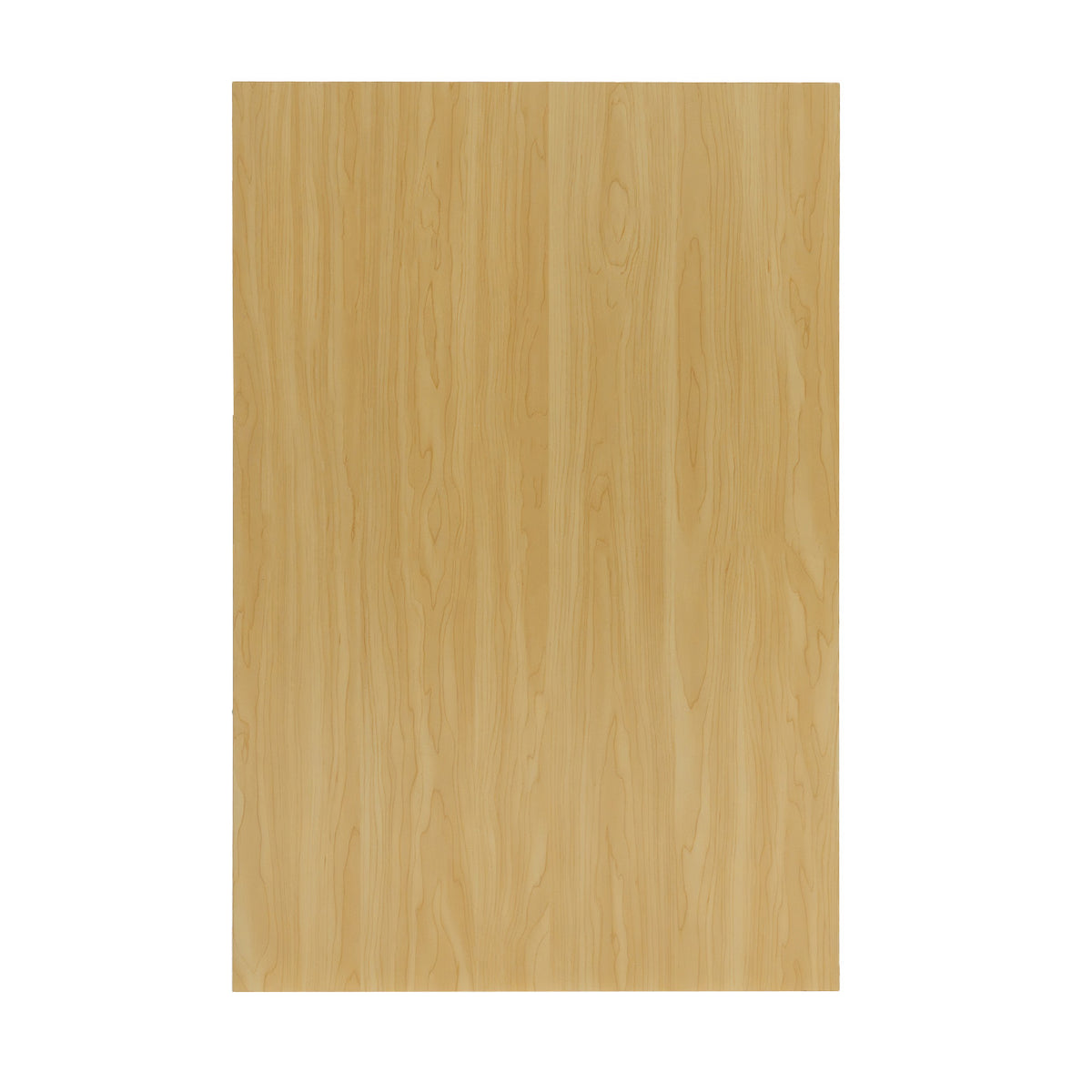Helle, glatte Ahornplatte mit feiner Holzmaserung, ideal für die Adonis LED Ladentheke, bietet eine moderne, elegante Oberfläche für Verkaufsräume