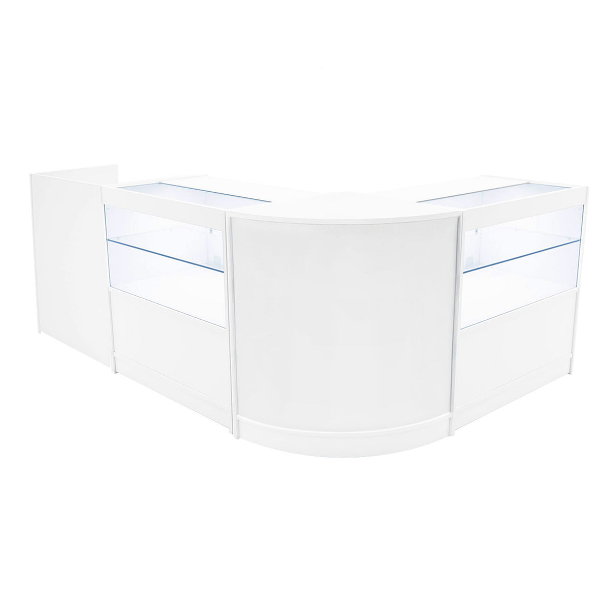 Phoenix LED Verkaufstheken-Set CM60 + C900 (2 Stück)+ TB60 – Weiß