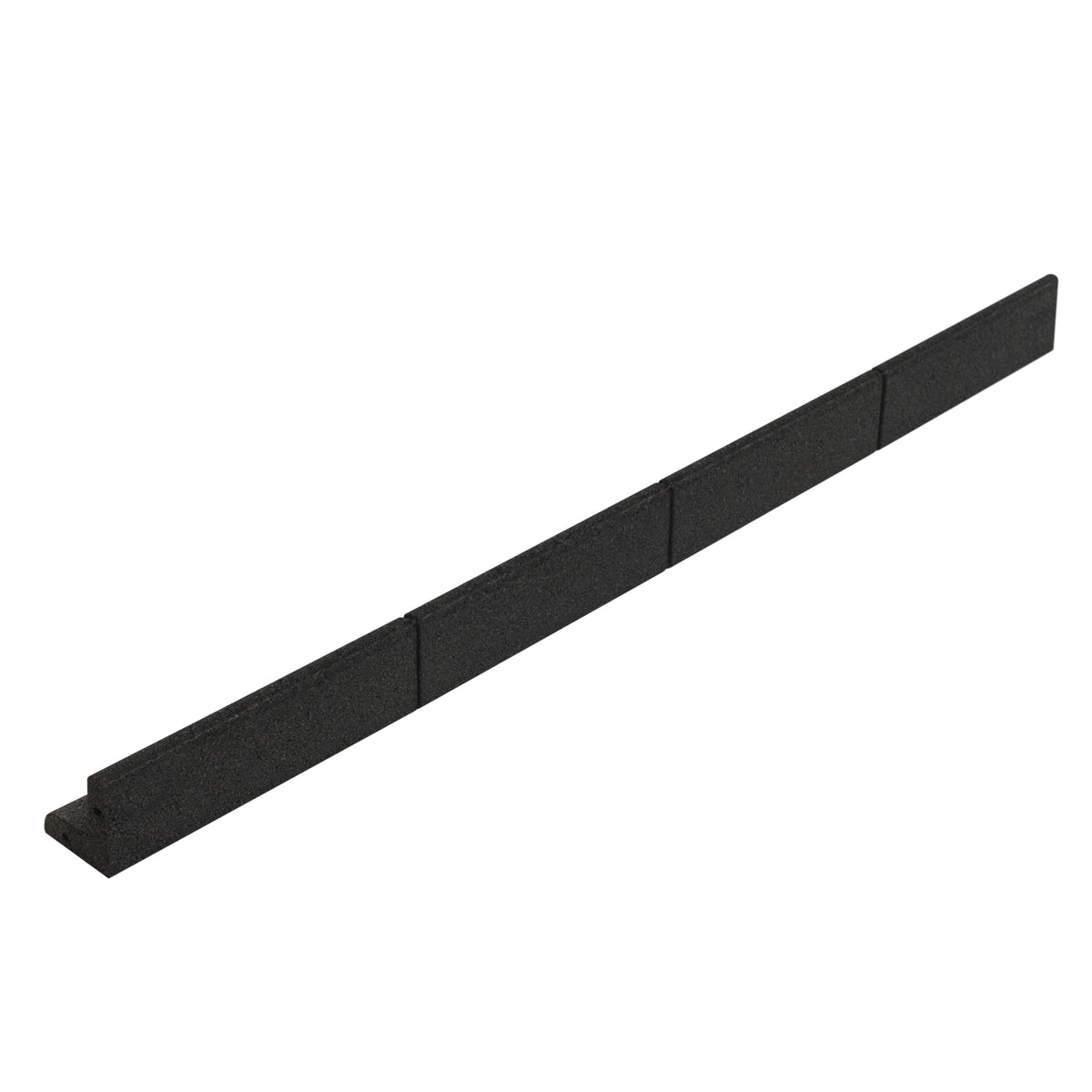 Flexible Rasenkante 26,4m mit Gummihammer - Schwarz - view 2