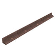 Flexible Rasenkante 55,2m mit Gummihammer - Braun