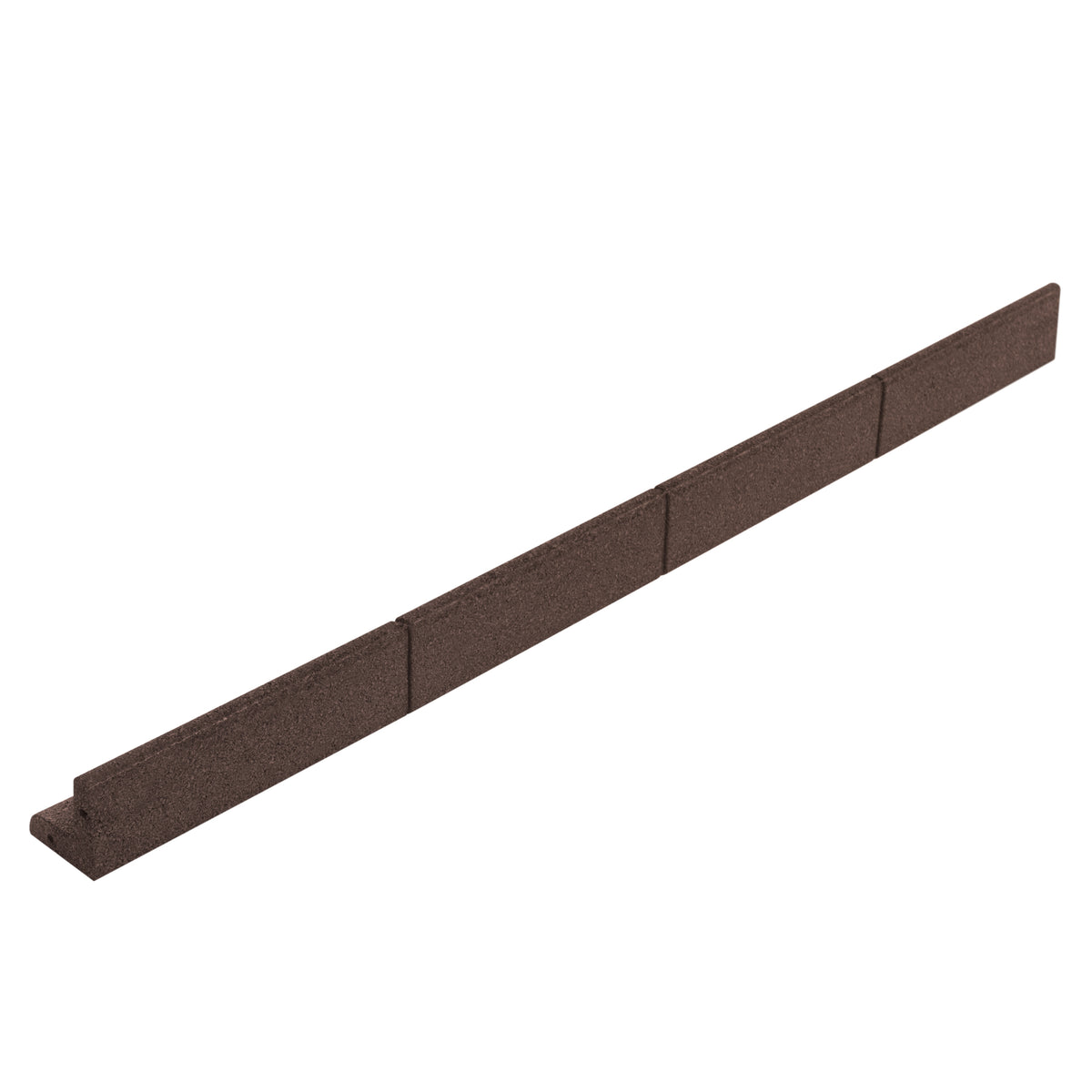 Flexible Rasenkante 55,2m mit Gummihammer - Braun - view 2