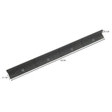 Flexible Rasenkante 60m x 1,2 m mit Gummihammer - Grau - view 5