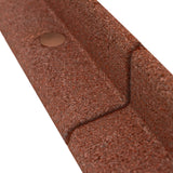 Flexible Rasenkante 12m mit Gummihammer - Terrakotta - view 8