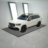 Belüftete Garagenbodenfliesen in Grau, mit rutschfester Oberfläche und modernen Kanten, ideal für eine stilvolle und funktionale Garage