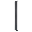 Flachheizkörper in Anthrazitgrau, 1600mm x 280mm, mit schlankem, vertikalem Design und glatter, moderner Oberfläche für stilvolle Heizlösungen