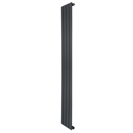 Flachheizkörper in Anthrazitgrau, 1600mm x 280mm, mit schlankem, vertikalem Design und glatter, moderner Oberfläche für stilvolle Heizlösungen