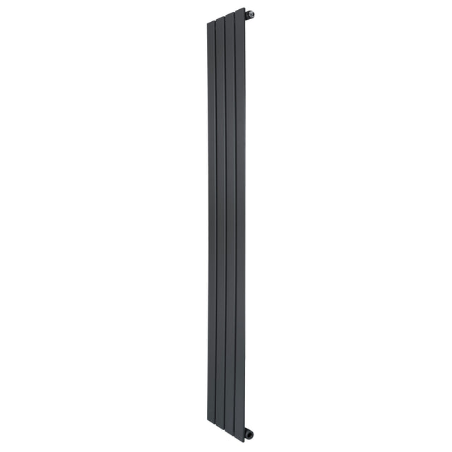 Flachheizkörper in Anthrazitgrau, 1600mm x 280mm, mit schlankem, vertikalem Design und glatter, moderner Oberfläche für stilvolle Heizlösungen