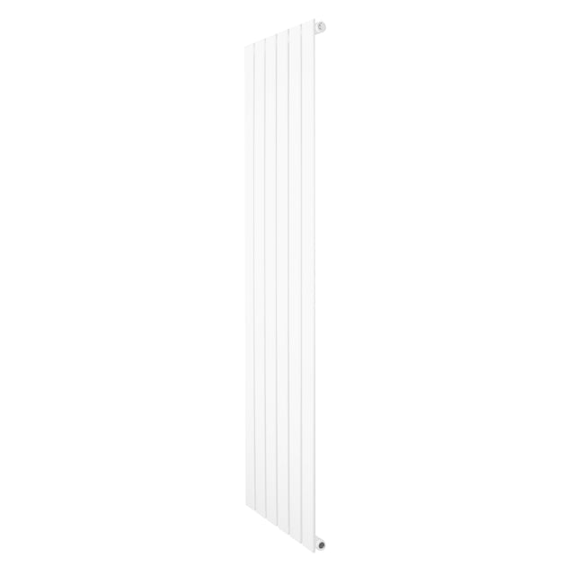 Flachheizkörper in Weiß, 1600mm x 420mm, mit schlankem, vertikalem Design und glatter Oberfläche, ideal für moderne Innenräume