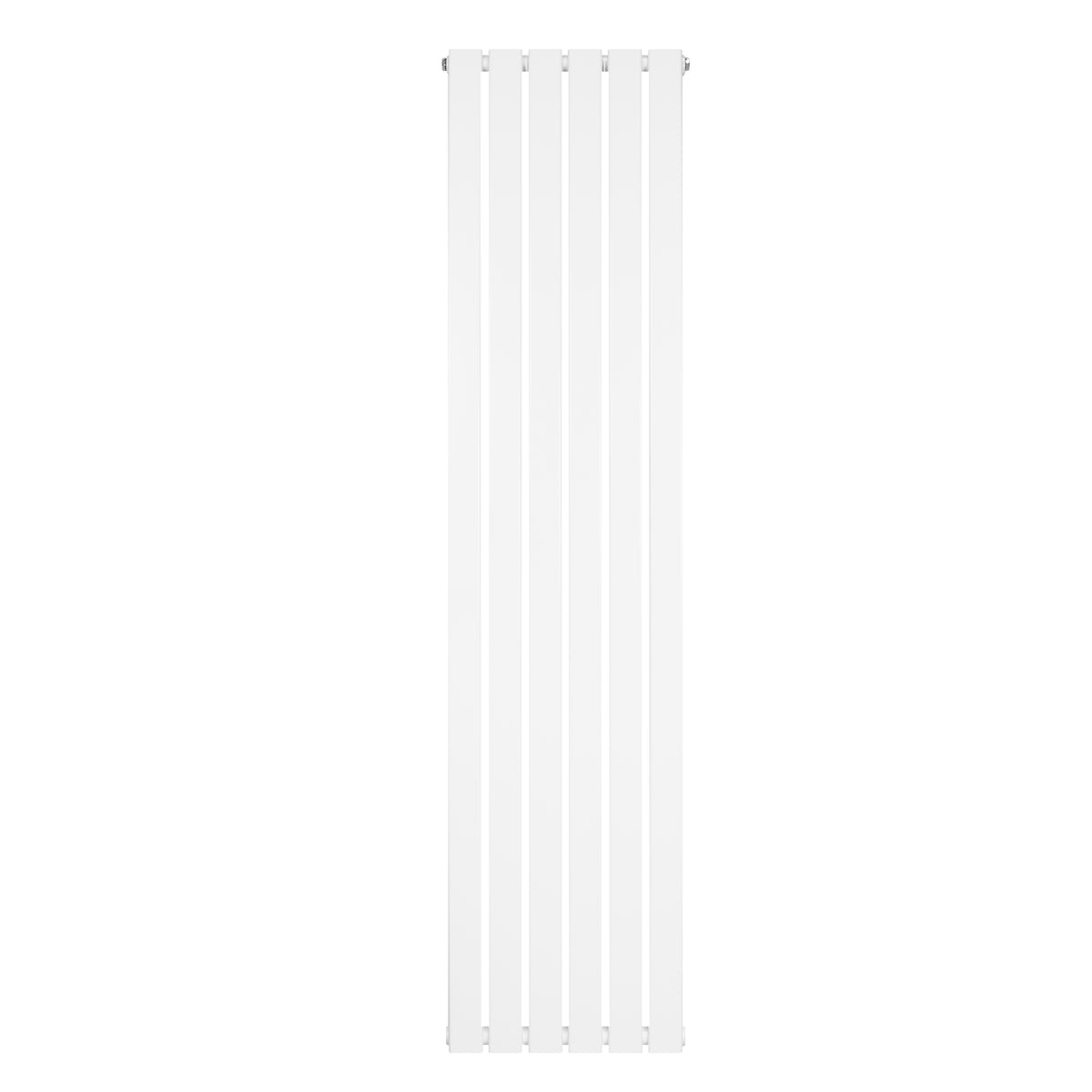 Flachheizkörper in Weiß, 1800mm x 420mm, mit schlankem, vertikalem Design und glatter, glänzender Oberfläche, ideal für moderne Räume