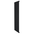 Flachheizkörper in elegantem Schwarz, 1800mm hoch und 560mm breit, mit schlankem, vertikalem Design und glatter Oberfläche für moderne Innenräume