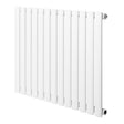 Weißer Gliederheizkörper mit 600mm x 780mm, schlankes Design, glatte Oberfläche und gleichmäßige Heizrippen für effiziente Wärmeverteilung