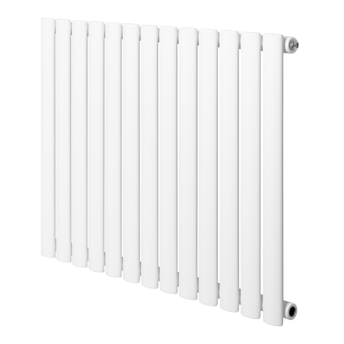 Weißer Gliederheizkörper mit 600mm x 780mm, schlankes Design, glatte Oberfläche und gleichmäßige Heizrippen für effiziente Wärmeverteilung