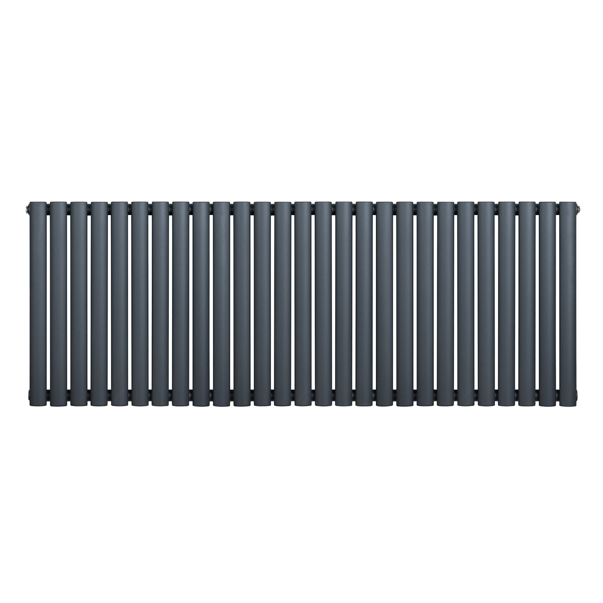 Gliederheizkörper in Anthrazitgrau, 600mm x 1620mm, mit schlanken, vertikalen Lamellen für effiziente Wärmeverteilung und modernes Design