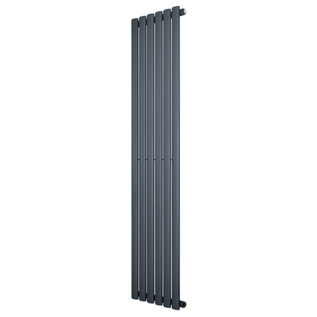Gliederheizkörper in Anthrazitgrau, 1600mm x 360mm, mit schlankem, modernem Design und glatter Oberfläche für effiziente Wärmeverteilung