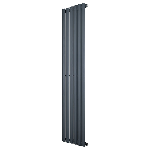 Gliederheizkörper in Anthrazitgrau, 1600mm x 360mm, mit schlankem, modernem Design und glatter Oberfläche für effiziente Wärmeverteilung