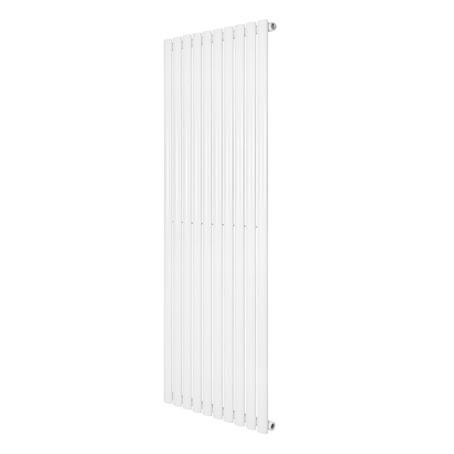 Schlanker, vertikaler Gliederheizkörper in Weiß, 1600mm x 600mm, mit glatter Oberfläche und modernen, eleganten Linien für effiziente Wärmeabgabe