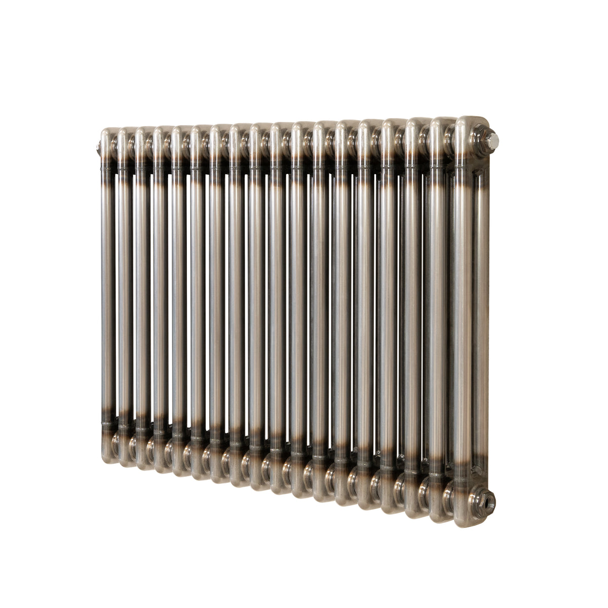 Klassischer 2-Säulen-Heizkörper – 600 x 830 mm - Rohmetall