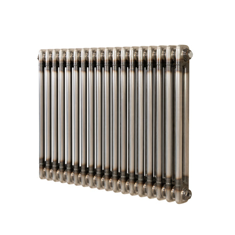 Klassischer 2-Säulen-Heizkörper – 600 x 830 mm - Rohmetall