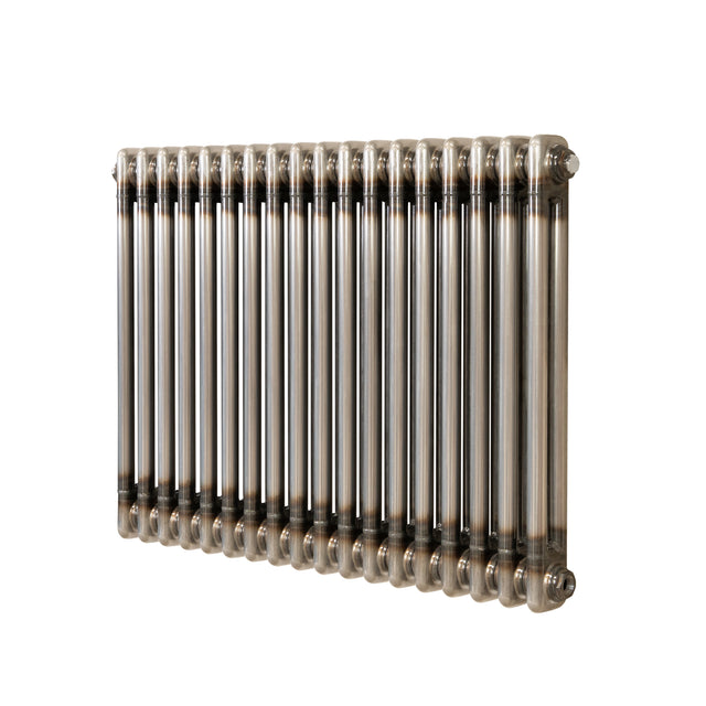 Klassischer 2-Säulen-Heizkörper – 600 x 830 mm - Rohmetall