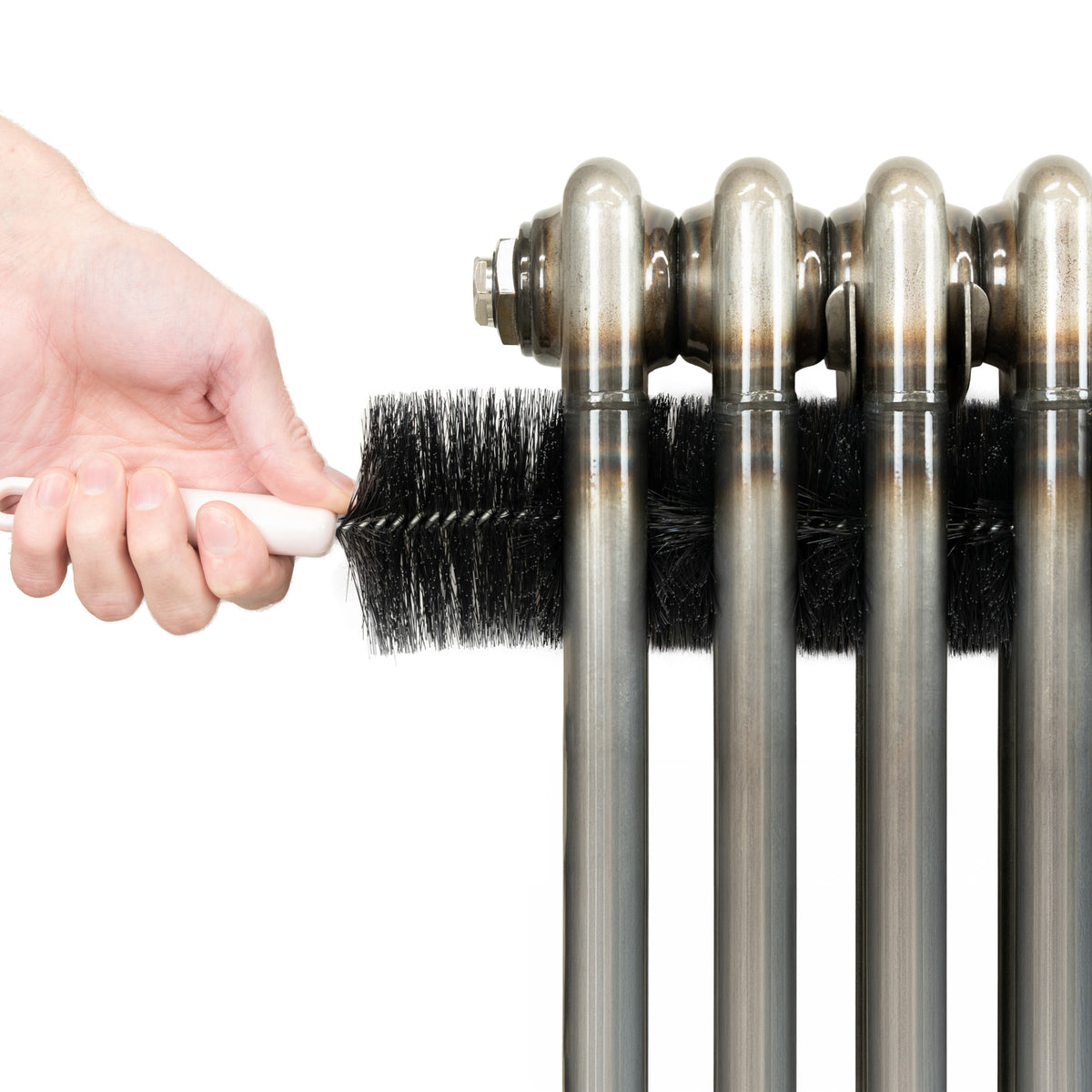 Klassischer 2-Säulen-Heizkörper – 600 x 830 mm - Rohmetall - view 6