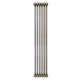 Klassischer 2-Säulen-Heizkörper – 1500 x 290 mm - Rohmetall
