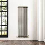Klassischer 2-Säulen-Heizkörper – 1500 x 470 mm - Rohmetall - view 4