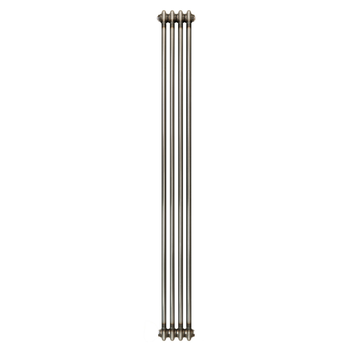 Klassischer 2-Säulen-Heizkörper – 1800 x 200 mm - Rohmetall
