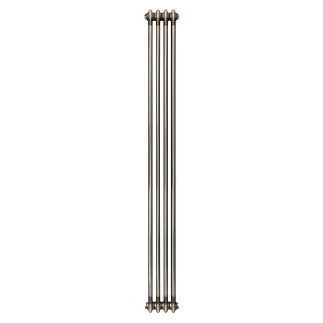 Klassischer 2-Säulen-Heizkörper – 1800 x 200 mm - Rohmetall