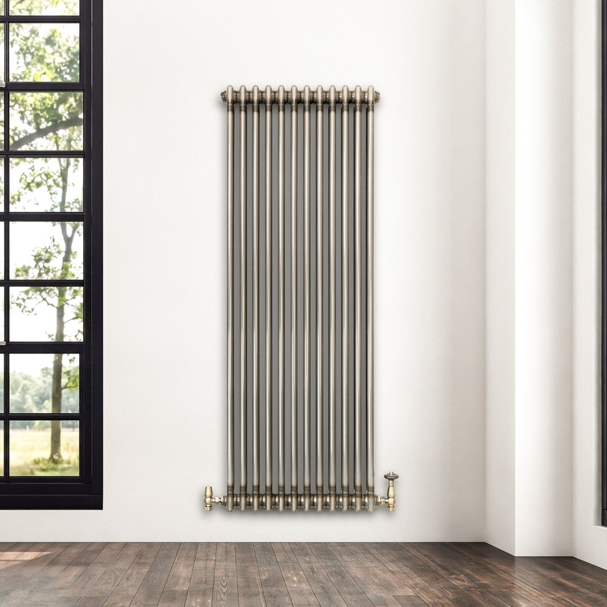 Klassischer 2-Säulen-Heizkörper – 1800 x 560 mm - Rohmetall - view 4